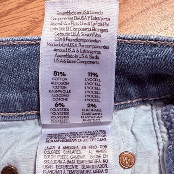 Mother The Weekender Fray Flare Leg Jeans in Groovy Kind of Love Size 27 - Picture 8 of 11